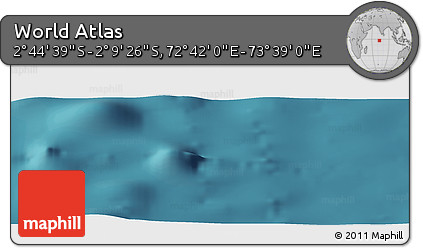 Satellite Panoramic Map of the Area around 2° 27' 3" S, 73° 10' 30" E