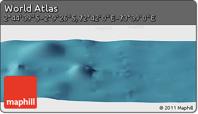 Satellite Panoramic Map of the Area around 2° 27' 3" S, 73° 10' 30" E