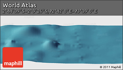 Satellite Panoramic Map of the Area around 2° 27' 3" S, 73° 10' 30" E