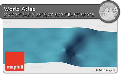 Satellite Panoramic Map of the Area around 2° 27' 3" S, 74° 1' 30" E