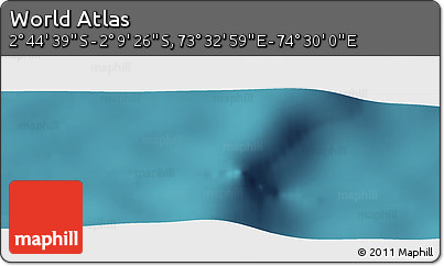 Satellite Panoramic Map of the Area around 2° 27' 3" S, 74° 1' 30" E