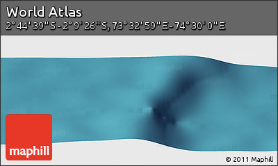 Satellite Panoramic Map of the Area around 2° 27' 3" S, 74° 1' 30" E