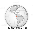 Outline Map of the Area around 2° 27' 3" S, 77° 16' 30" W, rectangular outline