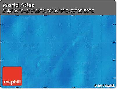 Physical Map of the Area around 2° 27' 3" S, 79° 7' 30" E