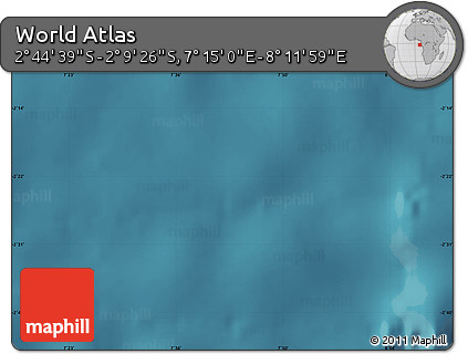 Satellite Map of the Area around 2° 27' 3" S, 7° 43' 29" E