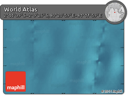 Satellite Map of the Area around 2° 27' 3" S, 80° 49' 29" E