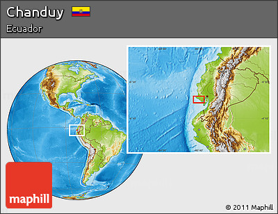 Physical Location Map of Chanduy
