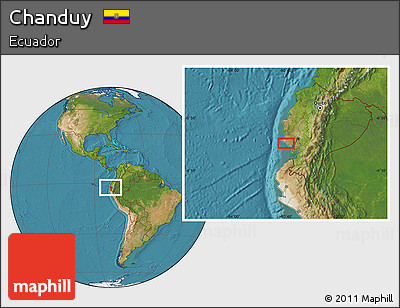 Satellite Location Map of Chanduy