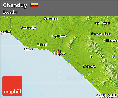 Physical Map of Chanduy