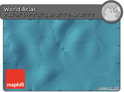 Satellite Map of the Area around 2° 27' 3" S, 84° 13' 29" E