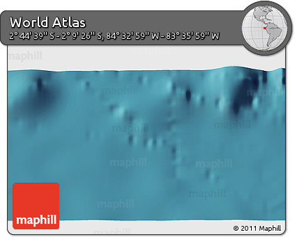 Satellite 3D Map of the Area around 2° 27' 3" S, 84° 4' 29" W