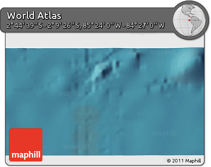 Satellite 3D Map of the Area around 2° 27' 3" S, 84° 55' 30" W