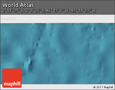 Satellite 3D Map of the Area around 2° 27' 3" S, 85° 46' 30" W