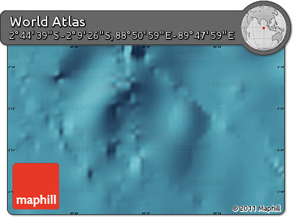 Satellite Map of the Area around 2° 27' 3" S, 89° 19' 29" E