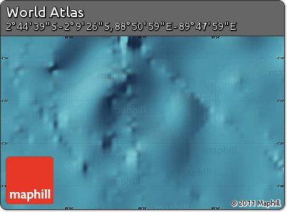 Satellite Map of the Area around 2° 27' 3" S, 89° 19' 29" E