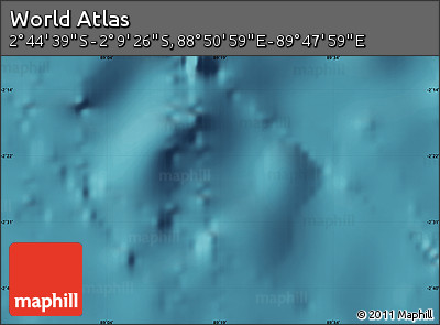 Satellite Map of the Area around 2° 27' 3" S, 89° 19' 29" E