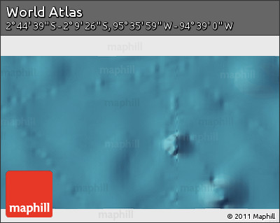 Satellite 3D Map of the Area around 2° 27' 3" S, 95° 7' 30" W