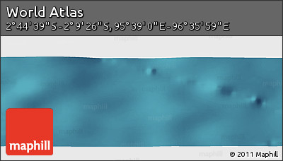 Satellite Panoramic Map of the Area around 2° 27' 3" S, 96° 7' 30" E