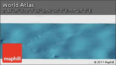 Satellite Panoramic Map of the Area around 2° 27' 3" S, 96° 58' 29" E