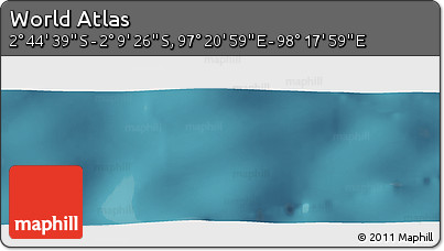Satellite Panoramic Map of the Area around 2° 27' 3" S, 97° 49' 29" E