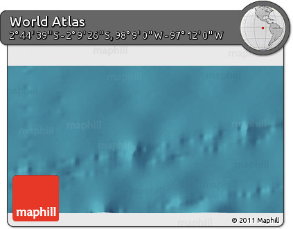 Satellite 3D Map of the Area around 2° 27' 3" S, 97° 40' 30" W