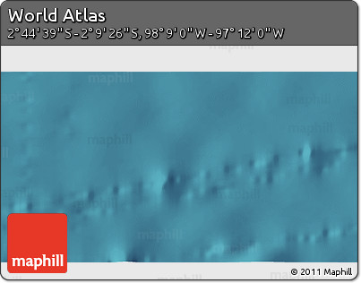 Satellite 3D Map of the Area around 2° 27' 3" S, 97° 40' 30" W
