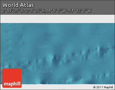 Satellite 3D Map of the Area around 2° 27' 3" S, 97° 40' 30" W