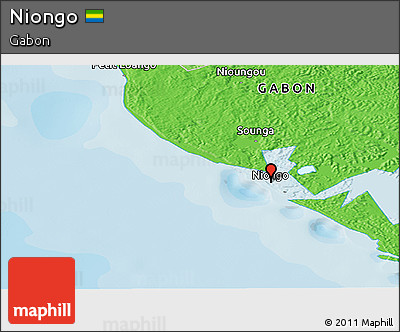 Political Panoramic Map of Niongo