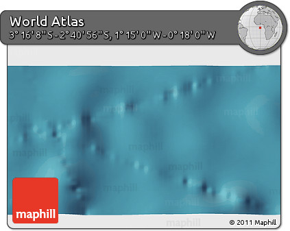 Satellite 3D Map of the Area around 2° 58' 32" S, 0° 46' 30" W