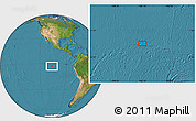 Satellite Location Map of the area around 2° 58' 32" S, 106° 10' 30" W