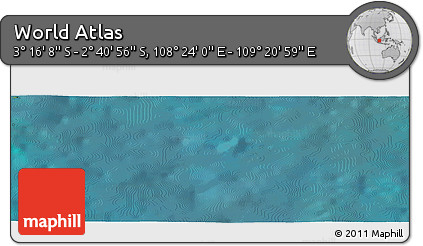 Satellite Panoramic Map of the Area around 2° 58' 32" S, 108° 52' 30" E