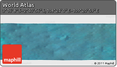 Satellite Panoramic Map of the Area around 2° 58' 32" S, 108° 52' 30" E