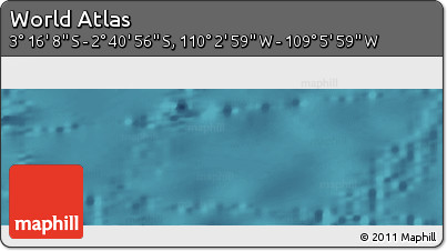 Satellite Panoramic Map of the Area around 2° 58' 32" S, 109° 34' 29" W