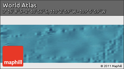 Satellite Panoramic Map of the Area around 2° 58' 32" S, 109° 34' 29" W