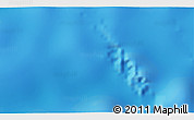 Shaded Relief 3D Map of the area around 2° 58' 32" S, 10° 7' 30" W