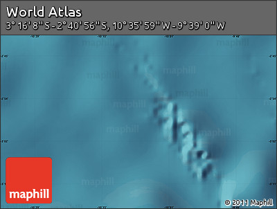 Satellite Map of the Area around 2° 58' 32" S, 10° 7' 30" W