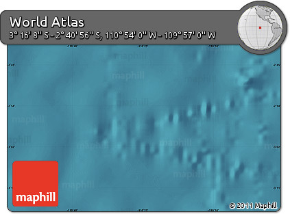 Satellite Map of the Area around 2° 58' 32" S, 110° 25' 30" W