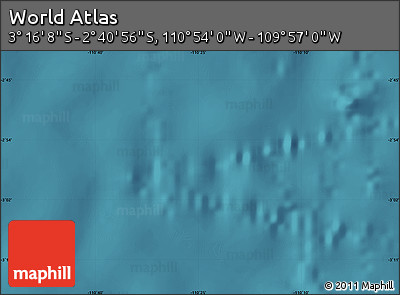 Satellite Map of the Area around 2° 58' 32" S, 110° 25' 30" W