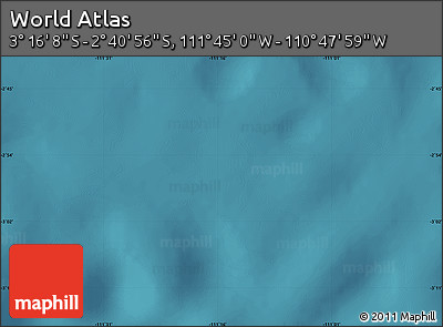 Satellite Map of the Area around 2° 58' 32" S, 111° 16' 30" W