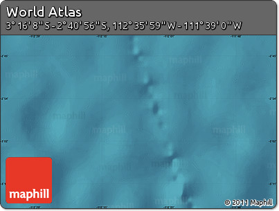 Satellite Map of the Area around 2° 58' 32" S, 112° 7' 30" W