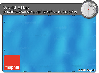 Physical Map of the Area around 2° 58' 32" S, 118° 4' 29" W