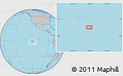 Gray Location Map of the area around 2° 58' 32" S, 118° 55' 30" W