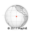 Outline Map of the Area around 2° 58' 32" S, 119° 46' 30" W, rectangular outline