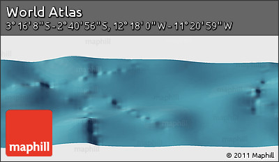 Satellite Panoramic Map of the Area around 2° 58' 32" S, 11° 49' 29" W