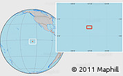 Gray Location Map of the area around 2° 58' 32" S, 127° 25' 30" W