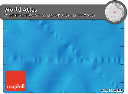Physical Map of the Area around 2° 58' 32" S, 127° 25' 30" W