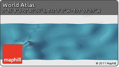 Satellite Panoramic Map of the Area around 2° 58' 32" S, 131° 40' 30" W