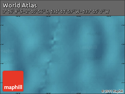 Satellite Map of the Area around 2° 58' 32" S, 134° 13' 29" W