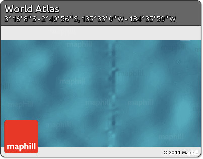 Satellite 3D Map of the Area around 2° 58' 32" S, 135° 4' 29" W