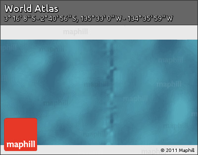 Satellite 3D Map of the Area around 2° 58' 32" S, 135° 4' 29" W